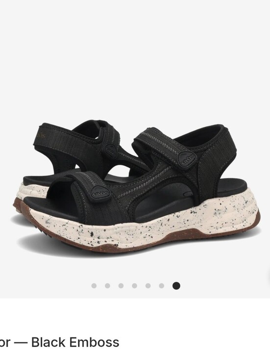 Taos Footwear Shoes - Taos Footwear Black Women's Super Side sandals
